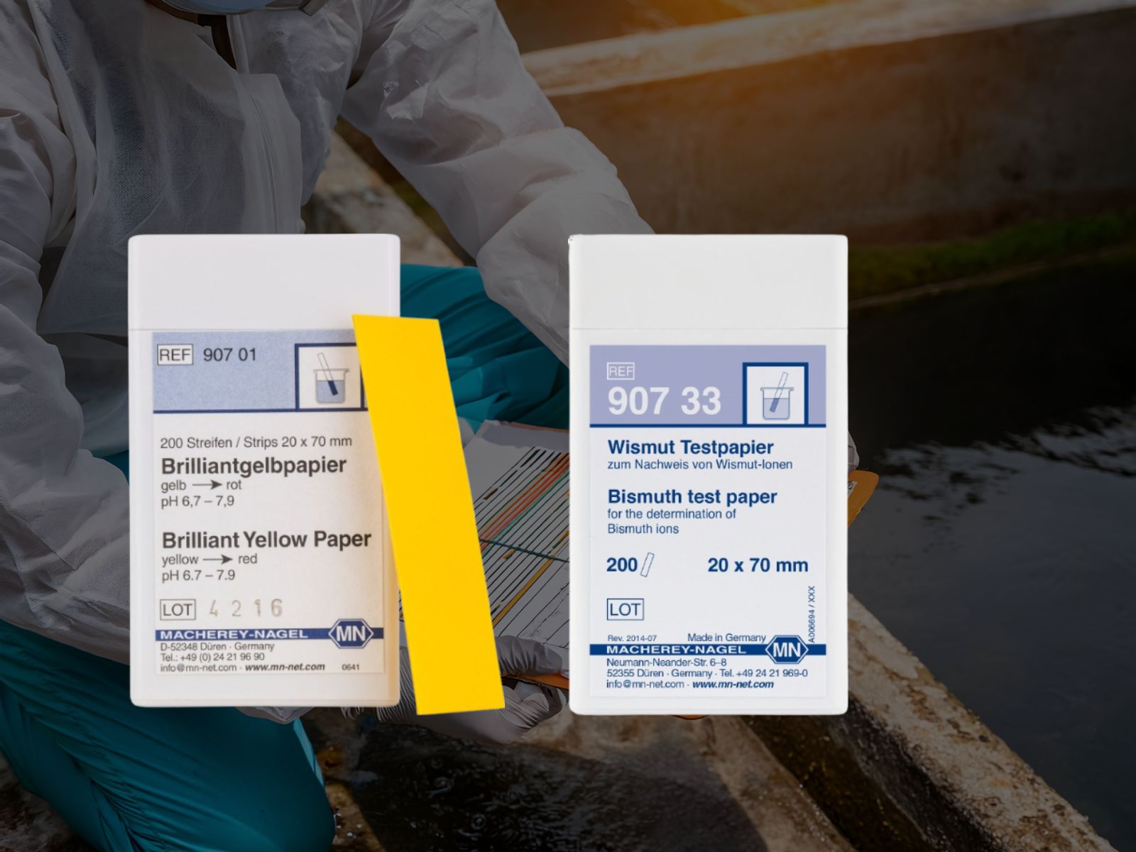 Rapid Chemical Detection in Laboratories: The Role of Bismuth Test Paper and Brilliant Yellow pH Paper