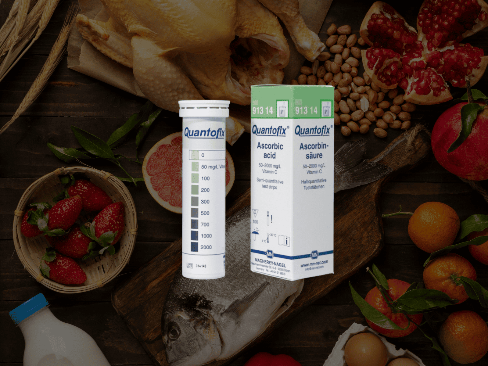 QUANTOFIX® Ascorbic Acid Test Strips: Fast Vitamin C Testing for Food Quality Control